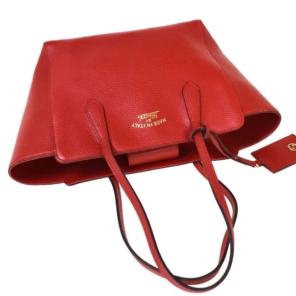 Gucci Large Size Calf Leather Swing Tote Bag. - Picture 16 of 16